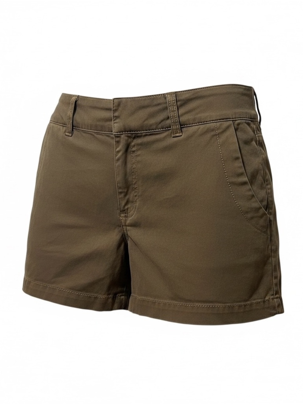 Cinq a Sept Tous Les Jours Olive Green Twill Cotton Old Money Shorts sz 4 NWT